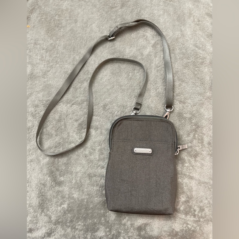 💜Baggallini Take Two Bryant Crossbody,Grey